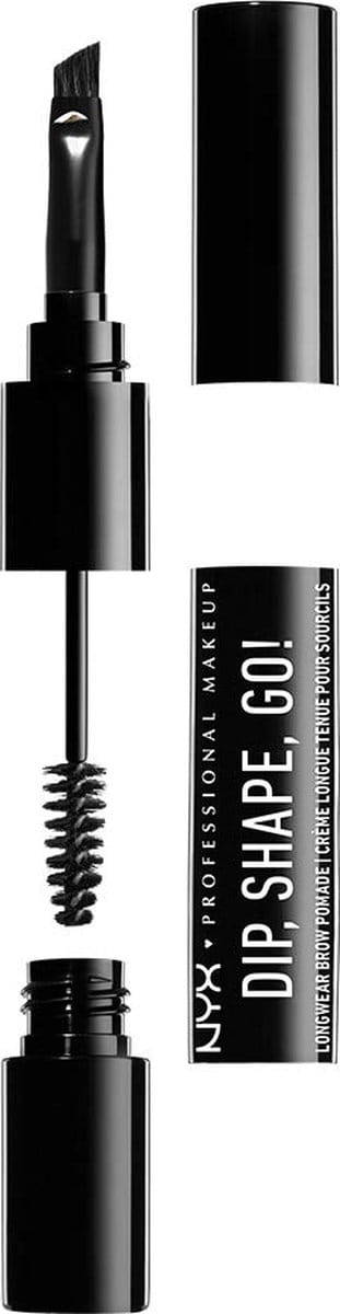 NYX Dip, Shape, Go! Longwear Brow Pomade- DSGLB04 Chocolate-