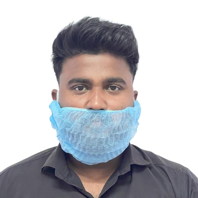 Hygiplas baardnetten - Blauw (50 stuks)