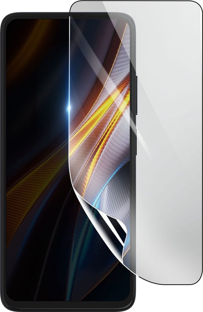 3mk, Geschikt voor Xiaomi Poco X4 GT, Schokbestendige Hydrogel Screenprotector, Transparant