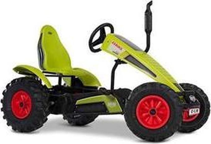 BERG XL frame Claas BFR-3 Skelter - Met handrem - Verstelbare Stoel - Drie versnellingen - Groen - Vanaf 5 jaar