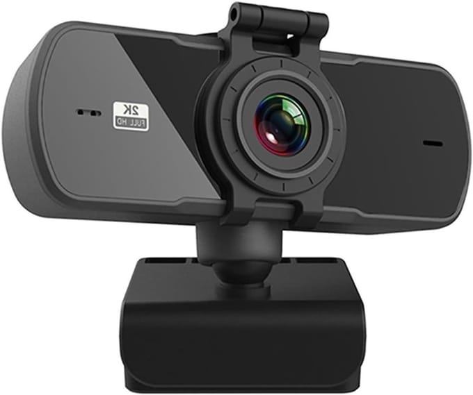 Webcam - HD Camera - Online Vergaderen - 2K Autofocus - 1920x1080 - Zwart
