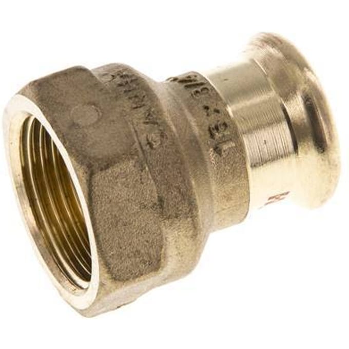Perskoppeling - 18mm & Rp 3/4'' Persmof - Koperlegering
