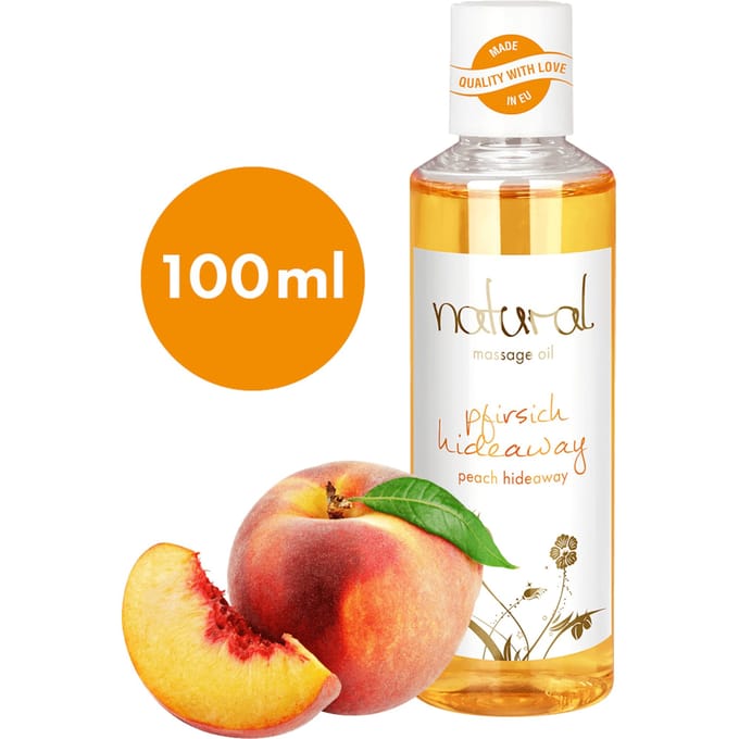 EIS natuurlijke massageolie voor sensuele massages, perzikgeur (100ml)