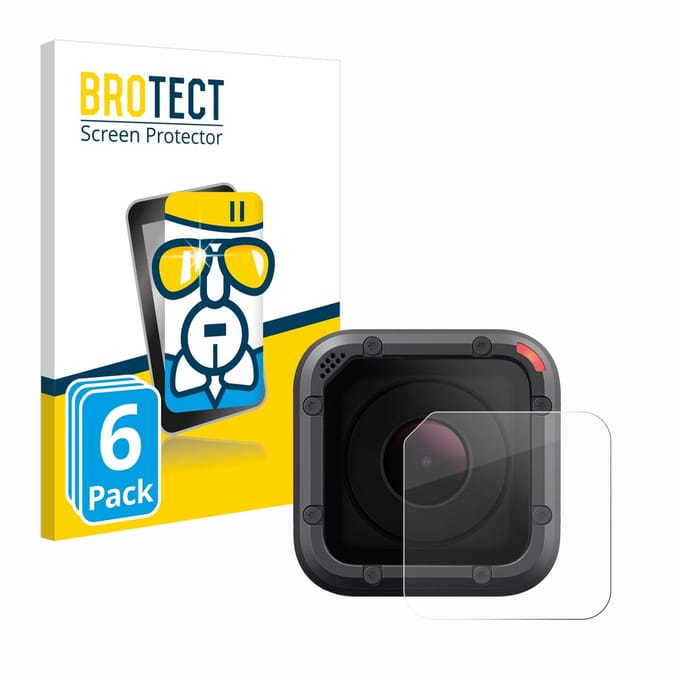 Screenprotector 6 Stuks voor GoPro Hero 5 Session Lens (Behuizing) Beschermglas transparant