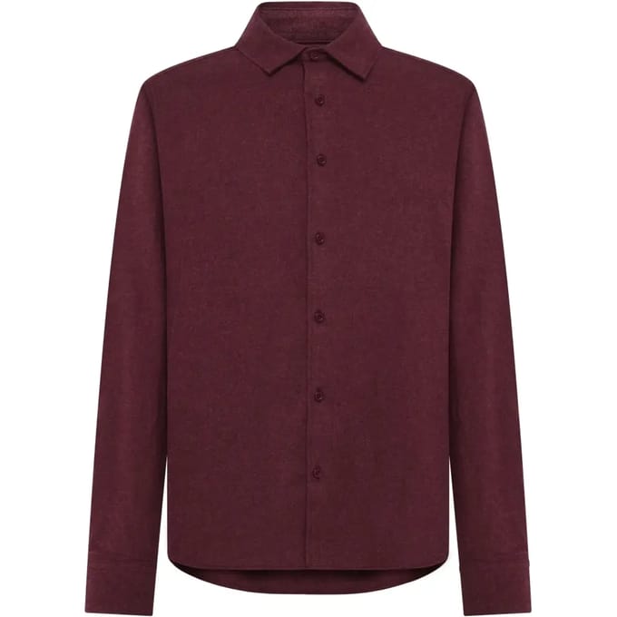 Flanellen overhemd met lange mouwen KnowledgeCotton Apparel Dune