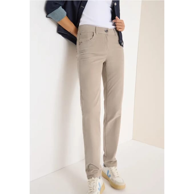 Slim Fit corduroy broek