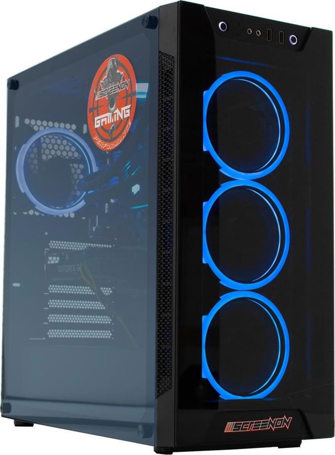 ScreenON - Power - Ryzen 7 - 480GB M.2 SSD - RTX 3060 - GamePC.V41020
