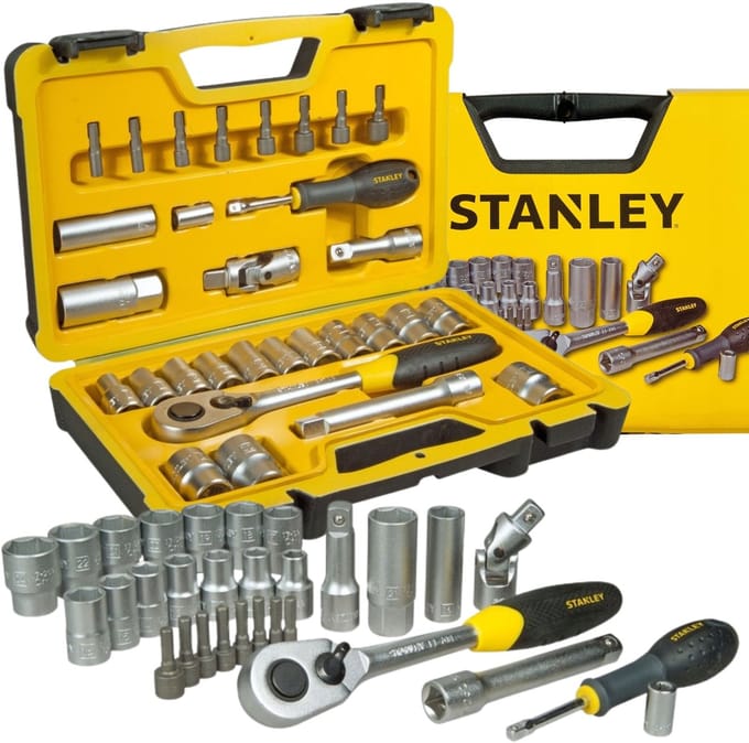 Stanley Dopsleutelset 1/2" 30-delig (chroom satijn) (M)
