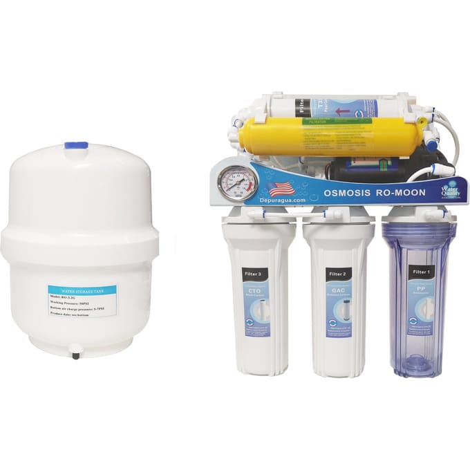 Moon75 Line 6-traps omgekeerde osmose pomp manometer 75 Gpd lijnmembraan
