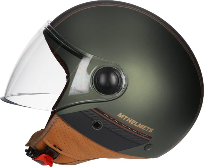 MT Helm Street S Entire mat groen / bruin maat M