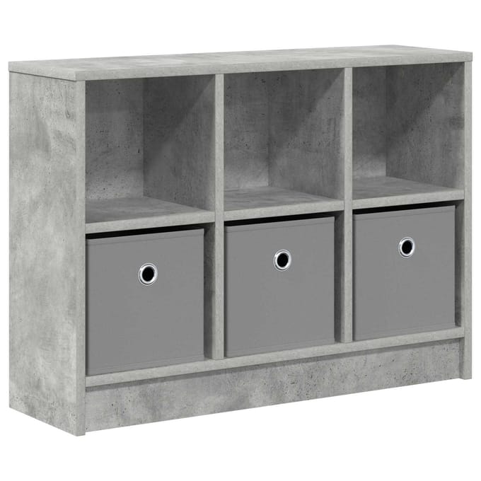 vidaXL - Dressoir - Beton - Grijs - 73,5 - x - 22,5 - x - 53,5 - cm