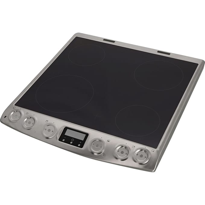 AEG glasplaat met kader, inox, 60cm 140230610283