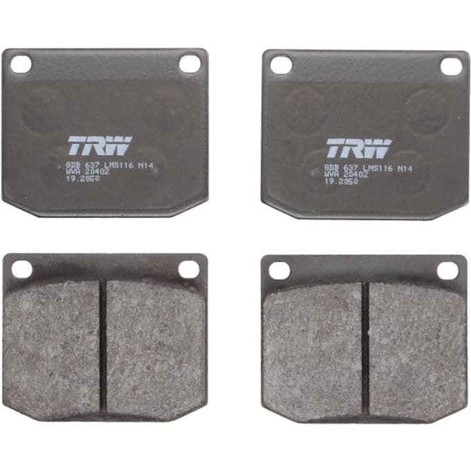Remblokset TRW GDB637, voor