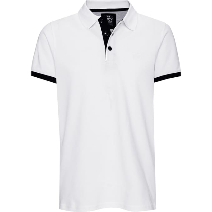 Contrast Polo Piqué Shirt Normale Pasvorm