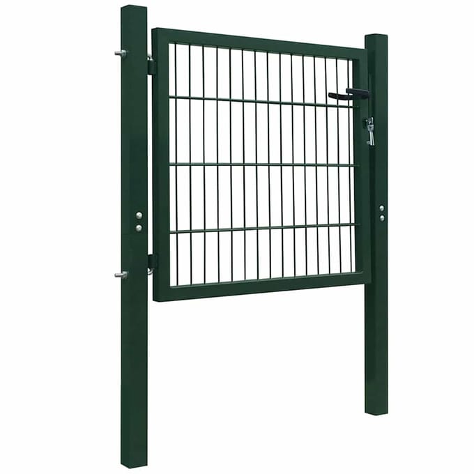 vidaXL - 2D - Hekpoort - (Enkel) - Groen - 100x80 - cm