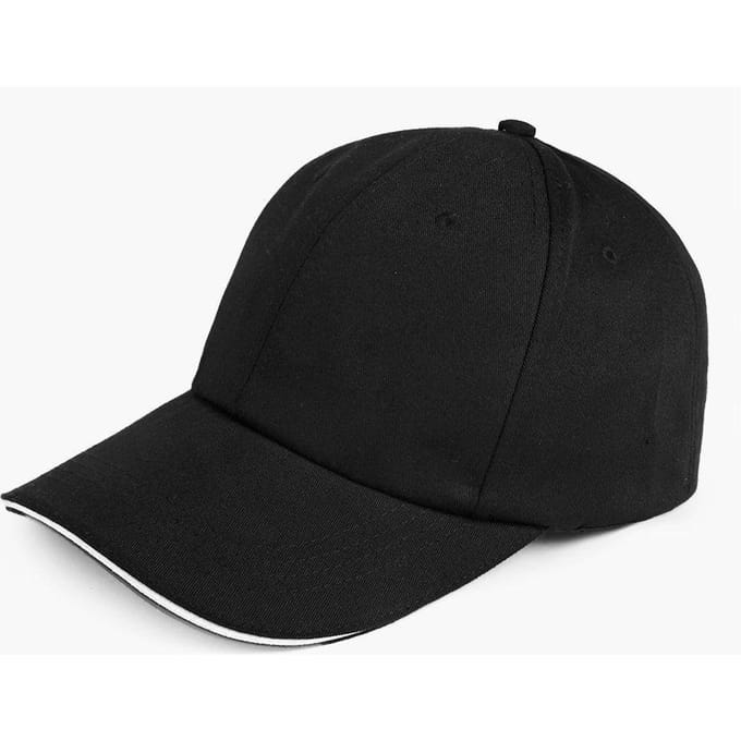 boohoo Dames Zwarte Effen Baseballpet | Black