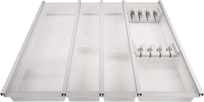 Cuisio Bestekbak 600 mm Translucent-wit
