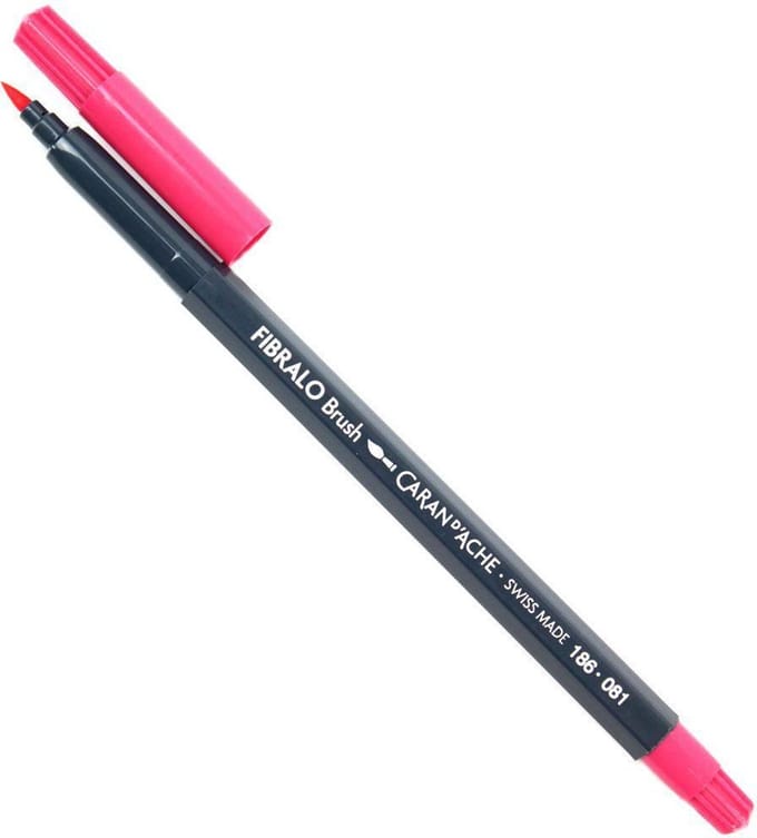 Carandache Fibralo Brush |  Pink