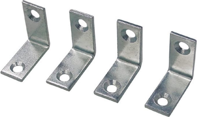 Tooltech Hoekbeugels - Roestbestendig - 25 x 2 mm - 4 stuks