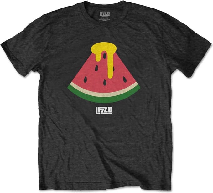 Lizzo - Watermelon Heren T-shirt - S - Zwart