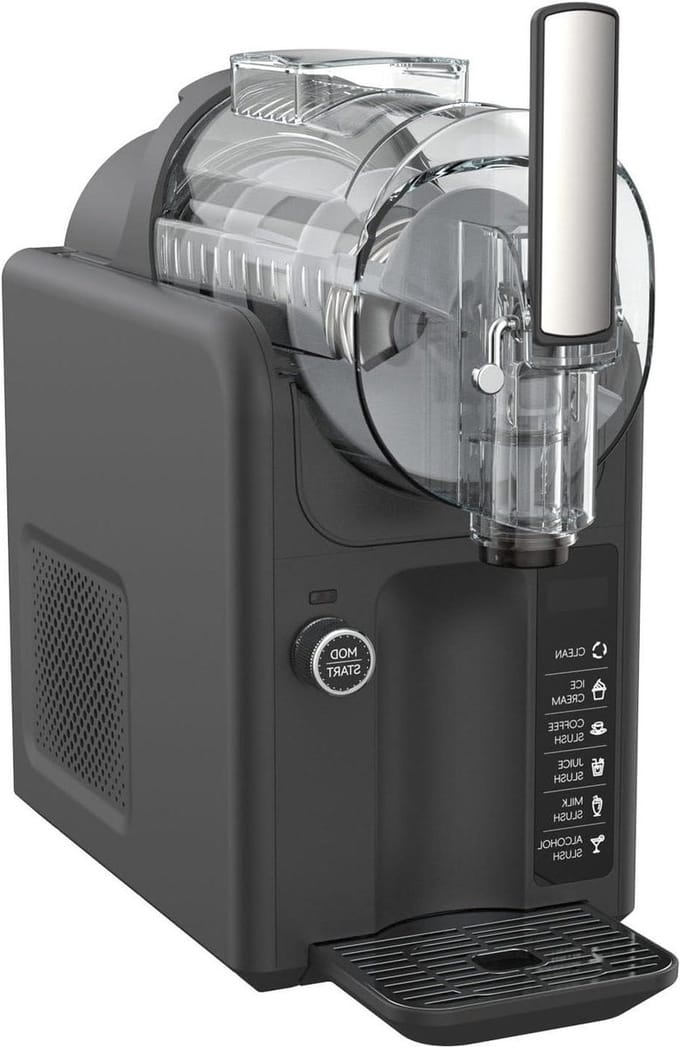 Slushmachine voor thuis - Drankjesmaker - Verfrissende Drankjes Maken - Snelle Koeling Compressor - 2 Liter Capaciteit - Zwart