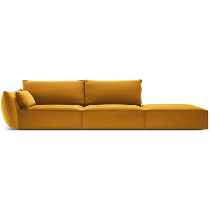 4-zitsbank Vanda rechts velvet | Mazzini Sofas