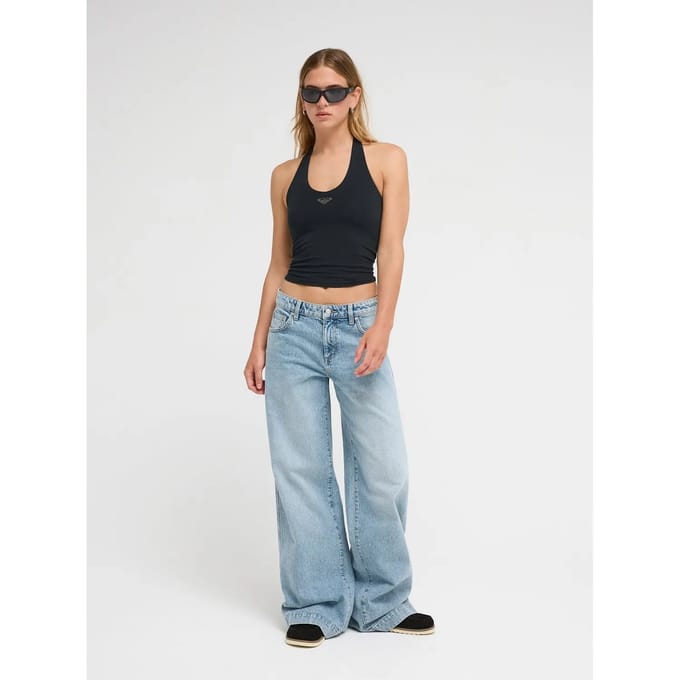 Dames Wide Leg Jeans Roxy Sun And Done