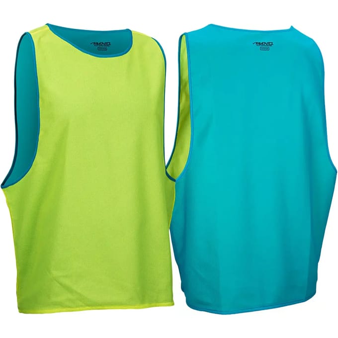 Avento Trainingshesje Dubbelzijdig - Senior - Fluorgeel/Blauw