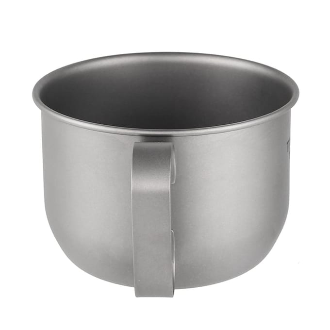 500 ml titanium waterbeker koffiemok buiten kamperen wandelen backpacken green