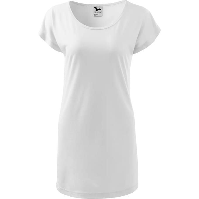 Dames t-shirt jurk Malfini Love 123