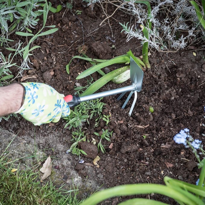 Werkzeyt Schoffel en Drietand – Gegalvaniseerd – Softgrip