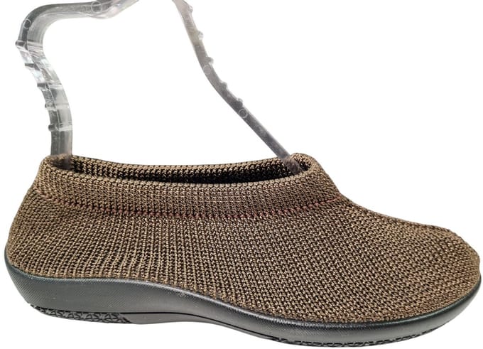 Q Fit Julia Bruine Dames Pantoffels - Bruin - 42