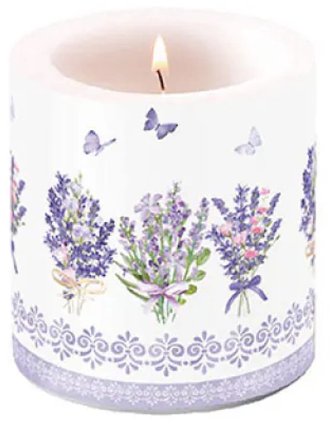 Ambiente - Kaars - Small - Lovely Lavender - 35 branduren