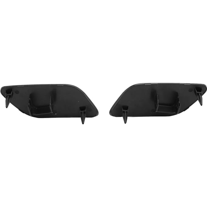 1 Paar Koplamp Sproeierafdekking 4G0955276 Voorbumper Koplamp Sproeier Dop voor A6 C7 black
