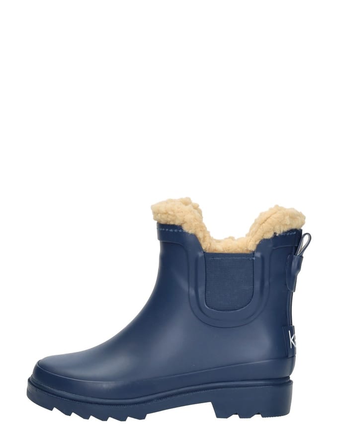 KEQ Chelsea Rainboots Fur Kinderlaarzen - Blauw - Maat 21/22