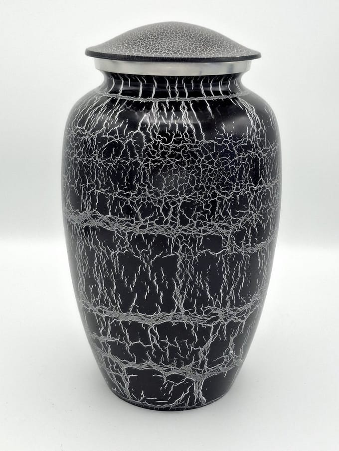 Urn Frosted black 11445A