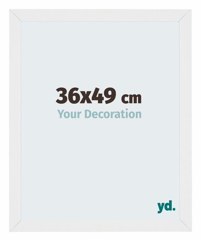 Your Decoration - Fotolijst 36x49 cm - MDF - Wit Hoogglans - Mura