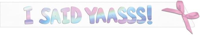 Riethmüller - Sjerp - I said yes - she said yaasss - wit - 1,5 m