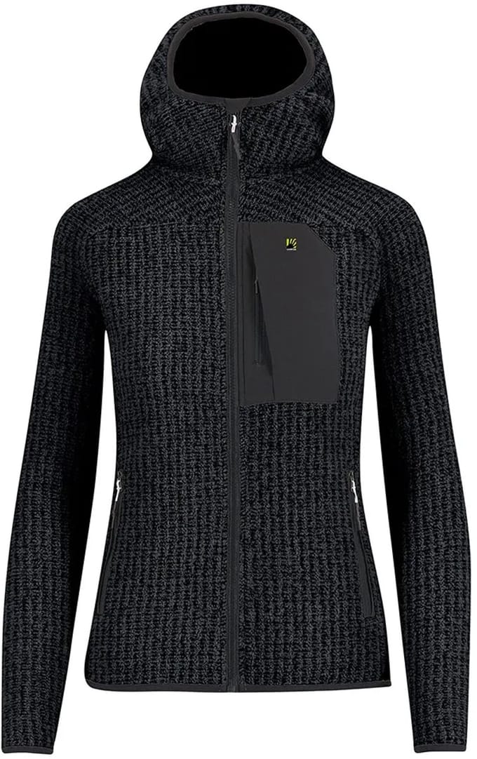 Karpos Rocchetta Evo Fleece Met Volledige Rits Zwart S Vrouw