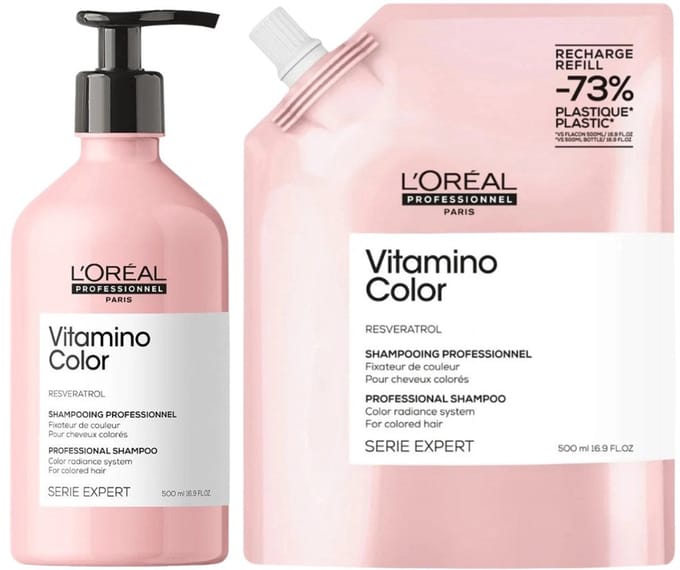 L'Oréal Professionnel - Vitamino Color Shampoo Refill Set - 2x500ml