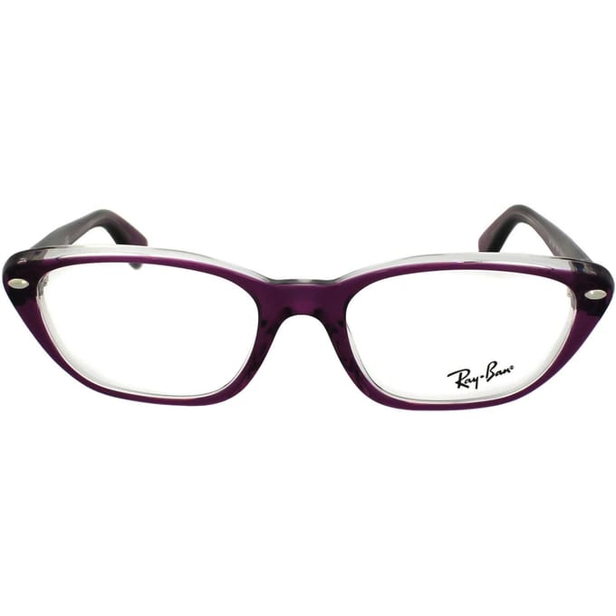 Ray-Ban Cats oog transparante roze kristal damesglazen frames