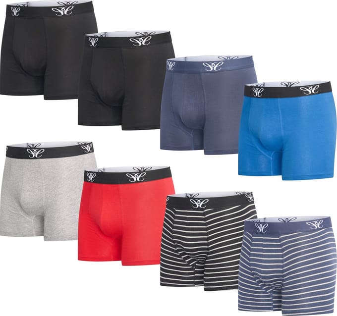 Cappuccino Italia - Heren Onderbroeken 8-Pack Boxers - Multi - Maat S