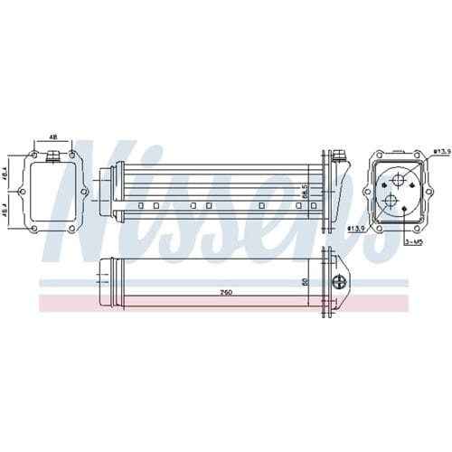 Intercooler NISSENS 96432