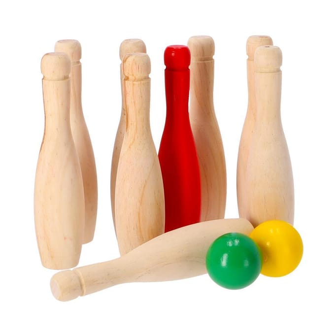Alert Outdoor Bowling Set Hout (hout, 4 - 6 jaar)