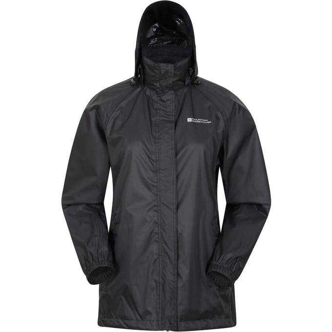 Mountain Warehouse Dames/Dames Pakka II Waterdichte Jas (Zwart)