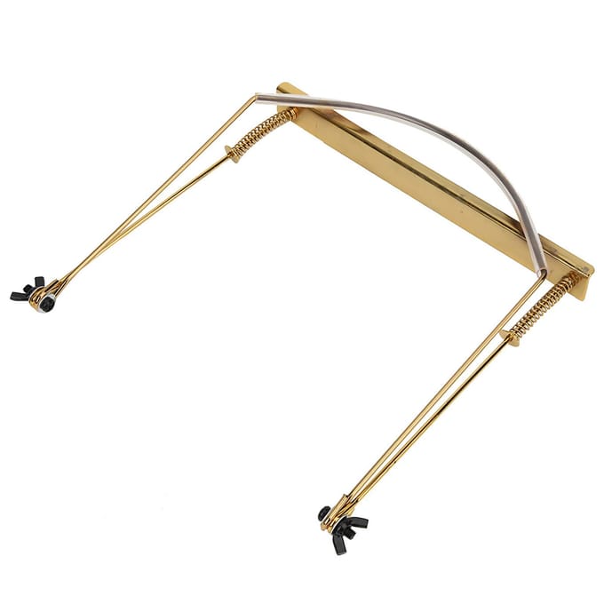 24?Gat Mondharmonica Stand Verstelbare Nekbeugel Muziekinstrument AccessoiresGoud