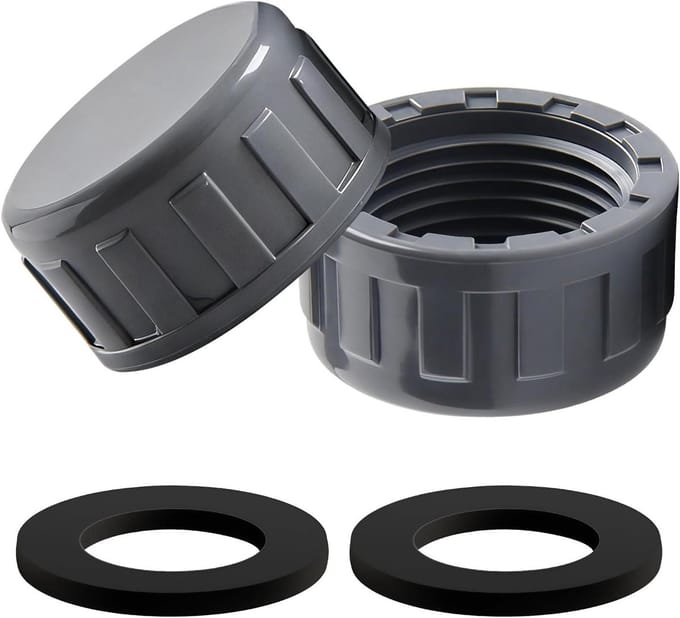 Plastic Einddoppen - Afsluitdoppen - Lekkages Dichten - Hoogwaardig PVC - 40 mm - Grijs