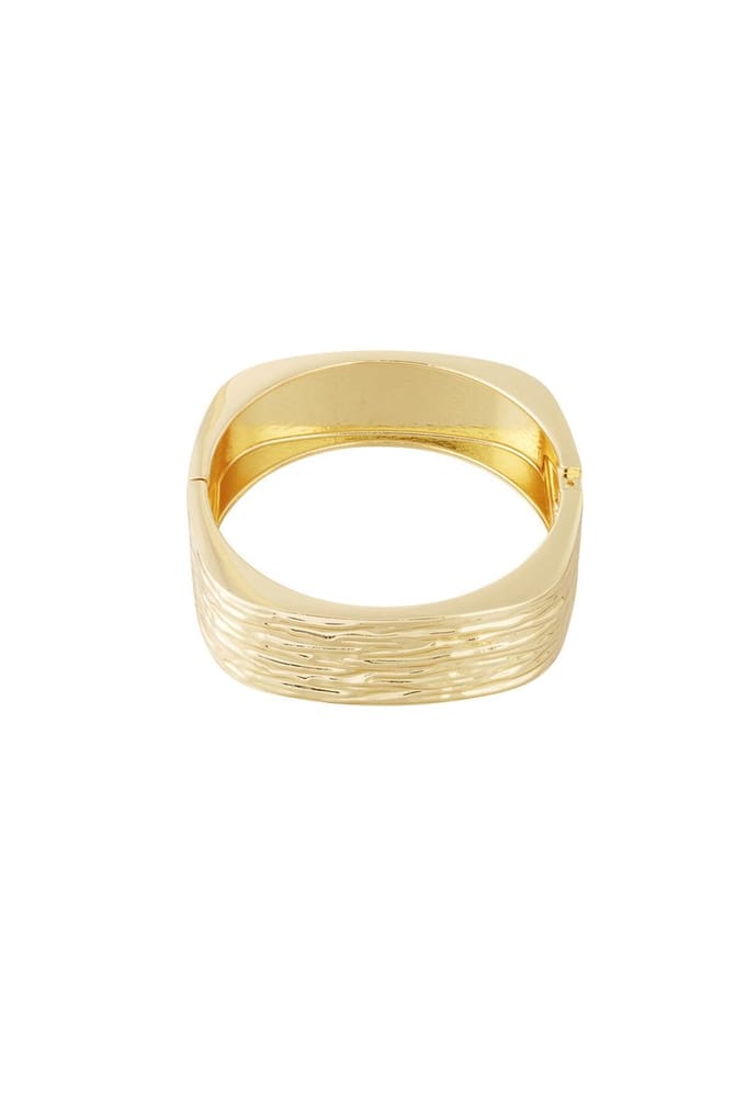 Vierkante armband - Verkleurt niet - Cadeau - Goudlief.nl