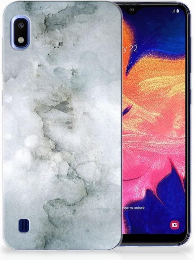 Hoesje maken Samsung Galaxy A10 Painting Grey