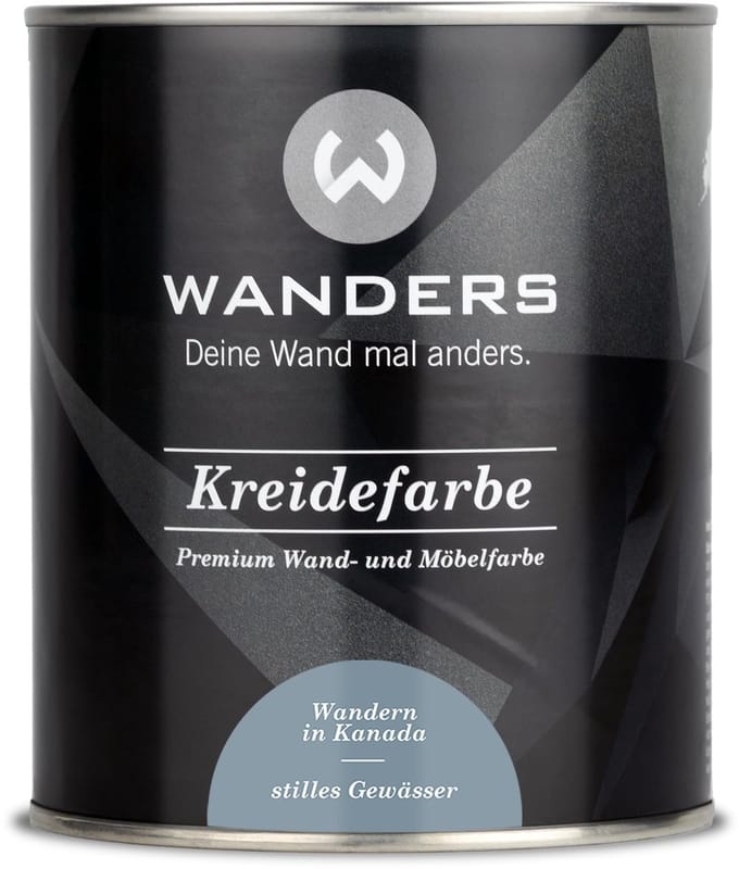 Wanders24 Shabby Chic krijtverf – meubelverf – 750 ml – mat blauwgrijs